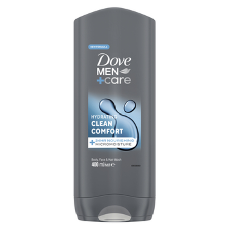 Dove MEN PLUS CARE CLEAN COMFORT ŻEL POD PRYSZNIC 400 ML
